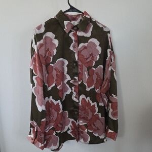 Floral Button-Up Shirt